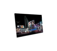 CanvasGeeks Colours of Tokyo Japan Shibuya Crossing Canvas Wall Art Picture Print | Size: W24" x H16" x D20mm CanvasGeeks Multicolor W24" x H16" x D20mm