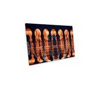 CanvasGeeks Sheikh Zayed Grand Mosque Abu Dhabi Canvas Wall Art Picture Print in Orange | Size: W24" x H16" x D20mm CanvasGeeks Orange W24" x H16" x D20mm