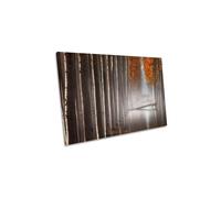 CanvasGeeks The Fallen Idol Autumn Landscape Canvas Wall Art Picture Print in Orange | Size: W24" x H16" x D20mm CanvasGeeks Orange W24" x H16" x D20mm