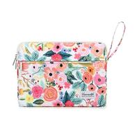 Canvaslife Laptop Sleeve Case Cover with Pocket for MacBook Pro 14 inch and 14 inch-14.4 inch HP, Lenovo, Dell, ASUS, Acer Notebook Computer (New Garden Roses)