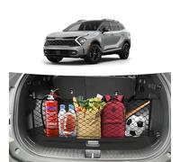 Canvcle Trunk Cargo Net for 2023-2025 2026 Kia Sportage Accessories Envelope Style Mesh Trunk Net Organizer and Storage Stretchable Adjustable Elastic Nylon Rear Cargo Netting with Hooks