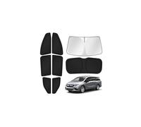Canvcle Window Shades for 2018-2024 Honda Odyssey Accessories Windshield Sun Shade Side Rear Window Cover Sunshade Sun Visor Shield Privacy Protection for Camping Keep Vehicle Cool Black 8PCS