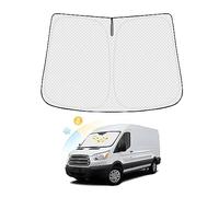 Canvcle Windshield Sun Shade for 2015-2025 2026 Ford Transit Wagon XL Wagon XLT Accessories Thicken 6-Layer Foldable Front Window Sunshade Cover Sun Visor Protector Block UV Rays Keep Vehicle Cool