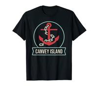 Canvey Island - Ship's Anchor - Fun seafaring idea T-Shirt