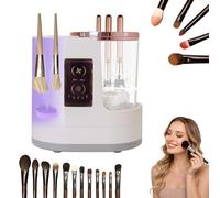 CanVrinxol 3-in-1 Automatic Makeup Brush Cleaner and Dryer, Deep Cleaning & Drying, Fits All Brush Sizes, Perfect Electric Cleaning System Gift for Makeup Lover