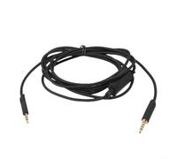 Canyelum 2M Replacement Headphone Cable for Logitech | for astro for a10 for a40 TR MixAmp, 3.5mm Aux Audio Cord with Gold-Plated for Gaming Console PC Mobile Black