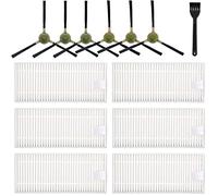 CanYien 12 Pack Replacement Accessories Kit Compatible with OKP Life K2 K3 Robot Vacuum Cleaner .6 Side Brushes, 6 Filters