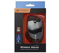 CANYON - 2.4 GHz Wireless Mouse with Blue LED Sensor - Compatible with Windows and Mac OSX