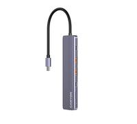 Canyon 6 Port USB-C Hub DS-17 - Universal Hub for USB-C Computers, Tablets & Smartphones - Micro SD Card Reader, USB & HDMI for Data Transfer