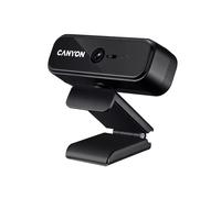 CANYON Full Hd1080p Webcam - Face Cam With Microphone Web Camera Streaming with Auto Focus, 360° Rotary Function, Pc/Desktop/Laptop for Zoom, Skype, Facetime Conferences, Online Classes