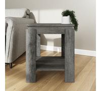 GFW Canyon Lamp Table Charcoal Grey, Grey