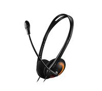 CANYON CHS01BO PC Laptop Headset Compatible with Skype, Black