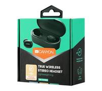 Canyon CND-TBTHS2B Wireless Stereo Vaccum Earbuds Bluetooth 5 for Music & Mobile