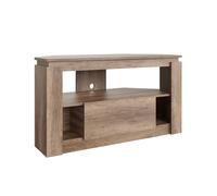 Canyon Corner Corner TV Unit Grey Oak 1 Shelf 1 Drawer