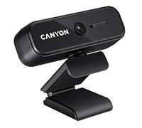 CANYON Full Hd1080p Webcam - Face Cam With Microphone Web Camera Streaming with Auto Focus, 360° Rotary Function, Pc/Desktop/Laptop for Zoom, Skype, Facetime Conferences, Online Classes