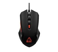 CANYON Gaming Mouse Star Raider GM-1 - Compact, Wired Black PC Mouse with Customisable Buttons and Optical Sensor - USB for PCs and Laptops