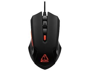 CANYON Gaming Mouse Star Raider GM-1 - Compact, Wired Black PC Mouse with Customisable Buttons and Optical Sensor - USB for PCs and Laptops