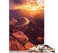 Canyon Glow at Sundown Jigsaw Puzzles For Adults 500 Piece Jigsaws Puzzles 500 Piece Puzzles For Adults Kids Puzzle Games Toys Gift 500pcs (52x38cm)