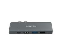 Canyon Hub DS-5 7in1 Thunderbolt 3 Space Grey, Grey
