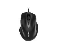 CANYON M-6 mouse, ergonomic shape, 3200 DPI, 3 million click lifespan, wired black