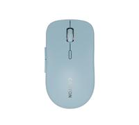 CANYON MW-12 Wireless Mouse, Dual Mode Bluetooth & 2.4 GHz RF, Optical Sensor 2400 DPI, Silent Click, 6 Buttons, Adjustable DPI, Ambidextrous Design, Blue
