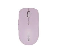 CANYON MW-12 Wireless Mouse, Dual Mode Bluetooth & 2.4GHz RF, Optical Sensor 2400 DPI, Silent Click, 6 Buttons, Adjustable DPI, Ambidextrous Design, Pink