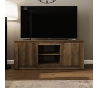 GFW Canyon 2 Door 2 Shelf Oak TV Unit - Size: 45 x 147 x 60cm - Wilko