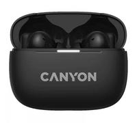 CANYON OnGo 10 ANC Wireless Headset - Black Wireless Bluetooth Headphones with Charging Case - Long-Lasting, Touch Control, Rechargeable Earbuds
