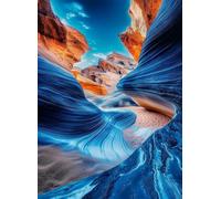 Canyon Scenery 150 Piece Jigsaw Puzzle for Adults, Creativity, Challenging and Difficult Puzzle, Brain Teaser Puzzles for Adults 150 Pieces for The Whole for Women, Men