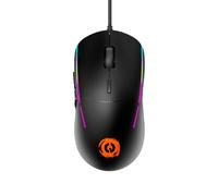 CANYON Shadder GM-321 RGB Gaming Mouse, Wired Optical USB Mouse, 6 Programmable Buttons, Up to 7200 DPI, RGB Backlight, Ambidextrous Design, Black