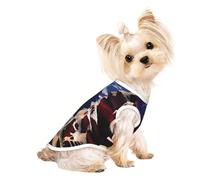 Canyon Shadows Pet Breathable Sleeveless T-shirt M for Small Dogs and Cats Soft, Lightweight, Stylish