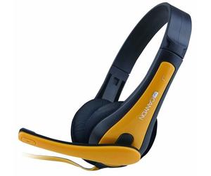 CANYON - Simple Stereo PC Headset, Black/Yellow