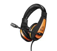 CANYON CND-SGHS1 2m Black 3.5mm Gaming Headphones with Adjustable Microphone and Volume Control