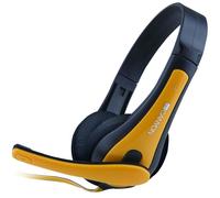 Canyon Stereo Pc Headset Black/yellow Compatible With Smartphones/tablet