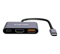 Canyon Hub Ds-4 3In1 Usb-C Grey, Grey