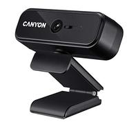 CANYON USB Webcam With Microphone | Hd 720p/30fps Quality Webcamera For Tv/Pc/Laptop/Tablets | Hd Light Correction 5 Layer Lens For Skype, Zoom, Facetime, Hangouts