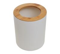 Canyon White Bamboo Fibre Dust Bin