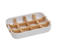 Canyon White Bamboo Fibre Soap Dish