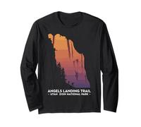 Canyon Zion National Park Angels Landing Long Sleeve T-Shirt