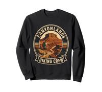 Canyonlands Hiking Crew Hiker Squad Matching Gift Retro Sweatshirt