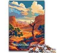 Canyonlands National Park Jigsaw Puzzles 2000 Pieces for Adults Teens, Stress Reliever Staycation Kill Time Enhance Love between Couples 2000pcs(70x100cm)