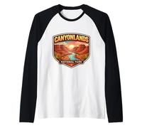 Canyonlands National Park Souvenir Utah Memorabilia Hiker Raglan Baseball Tee