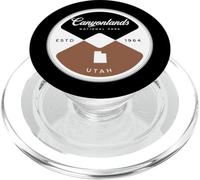 Canyonlands National Park Utah Circle Graphic PopSockets PopGrip for MagSafe