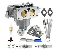 CANZILLA 796227 Carburetor for Briggs & Stratton V-Twin Engine, Carb Replacement with Gasket for Lawn Mower Fits 407777 40N877 40R877 445677 445877 44L777 44M777 44P777 44R677 Tractor Motor