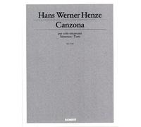 Canzona Hans Werner Henze Set of Parts Oboe, Piano, Harp, 3 Violas and Cello Sch