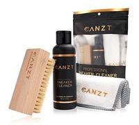 Canzt Sneaker Cleaning Kit - Ideal for Suede, Nubuck, Leather & Canvas Shoes - Trainer Cleaner Set with Shoe Cleaner, Brush & Microfibre Cloth