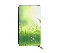 Cao Bang, Vietnam Pattern Leather Clutch (7.5x4.1 inches) - Coin Card Key Wallet