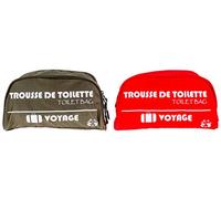 Cao (Red or Khaki) Travel Toiletry Bag 25 x 13 x 13 cm 420D Ripstops Assorted Colours Adult Unisex, 25 x 13 x 13 cm