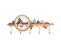 CAOJLjiaxiang-2012 Creative Coat Rack for Wall Hanging, Metal Hooks, Door Entrance Wall, Luxury Lightweight High-End Hooks, Decoration Hooks Wall