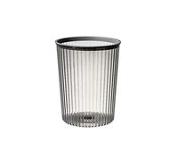 CAOJLjiaxiang-2012 Trash Can Lidless Garbage Can Beautiful and Practical Plastic Garbage Can for Household Office Trash Can Bathroom Trash Can(Gris,Small)